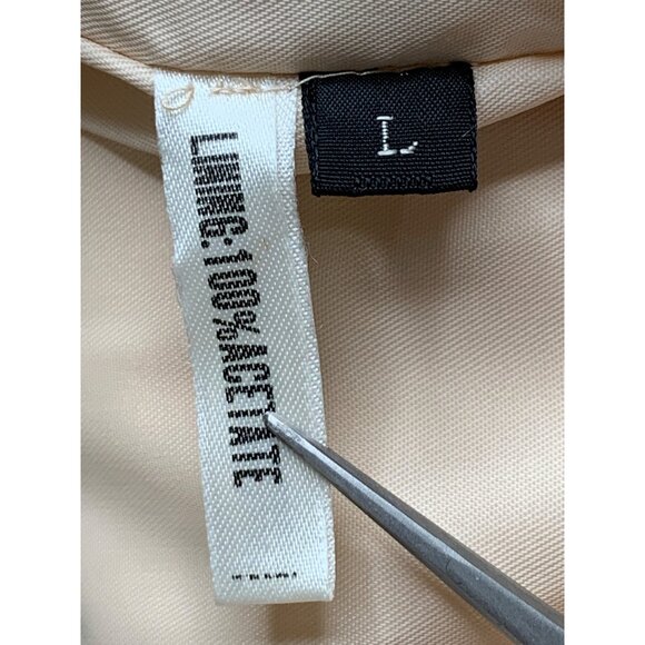 Vintage 80s Genuine Rabbit Fur Coat Size M Patchwork  RH10471 GUC Wide Sleeve - Picture 6 of 8